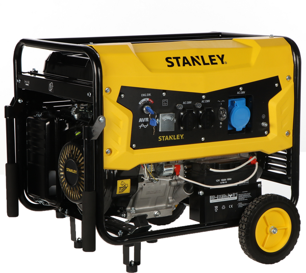 Stanley SG 7500B-1 - Benzin Stromgenerator - AVR - 7.5 kW einphasig