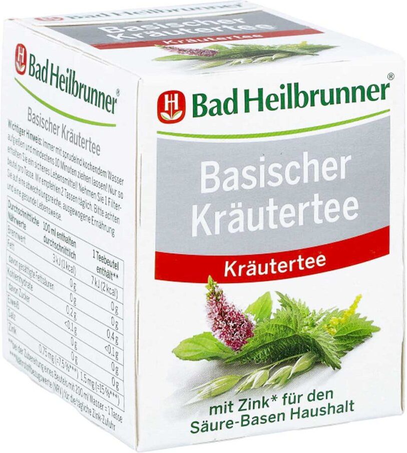 Bad Heilbrunner Basischer Kräutertee Filterbeutel 8X1.8g