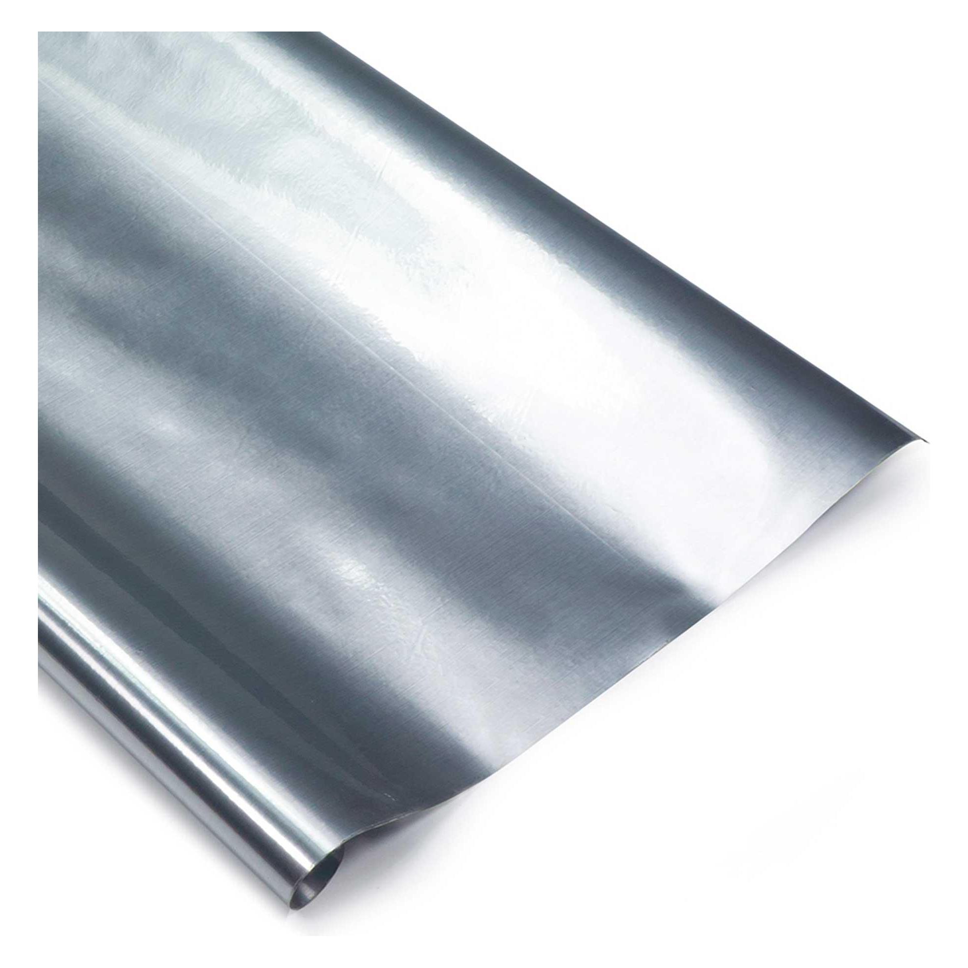 Planet-Hobby Bügelfolie Metallic Silber 5 Meter (FL-035-10-5m)