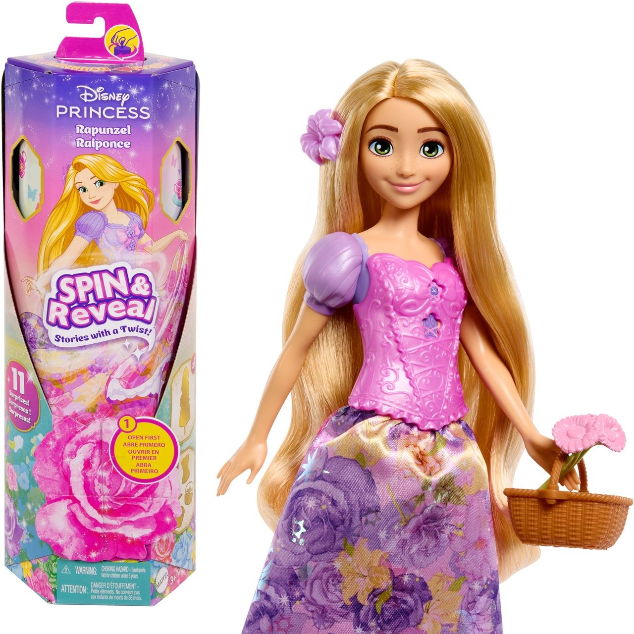 Mattel Disney Prinzessin Rapunzel Modepuppen-Set