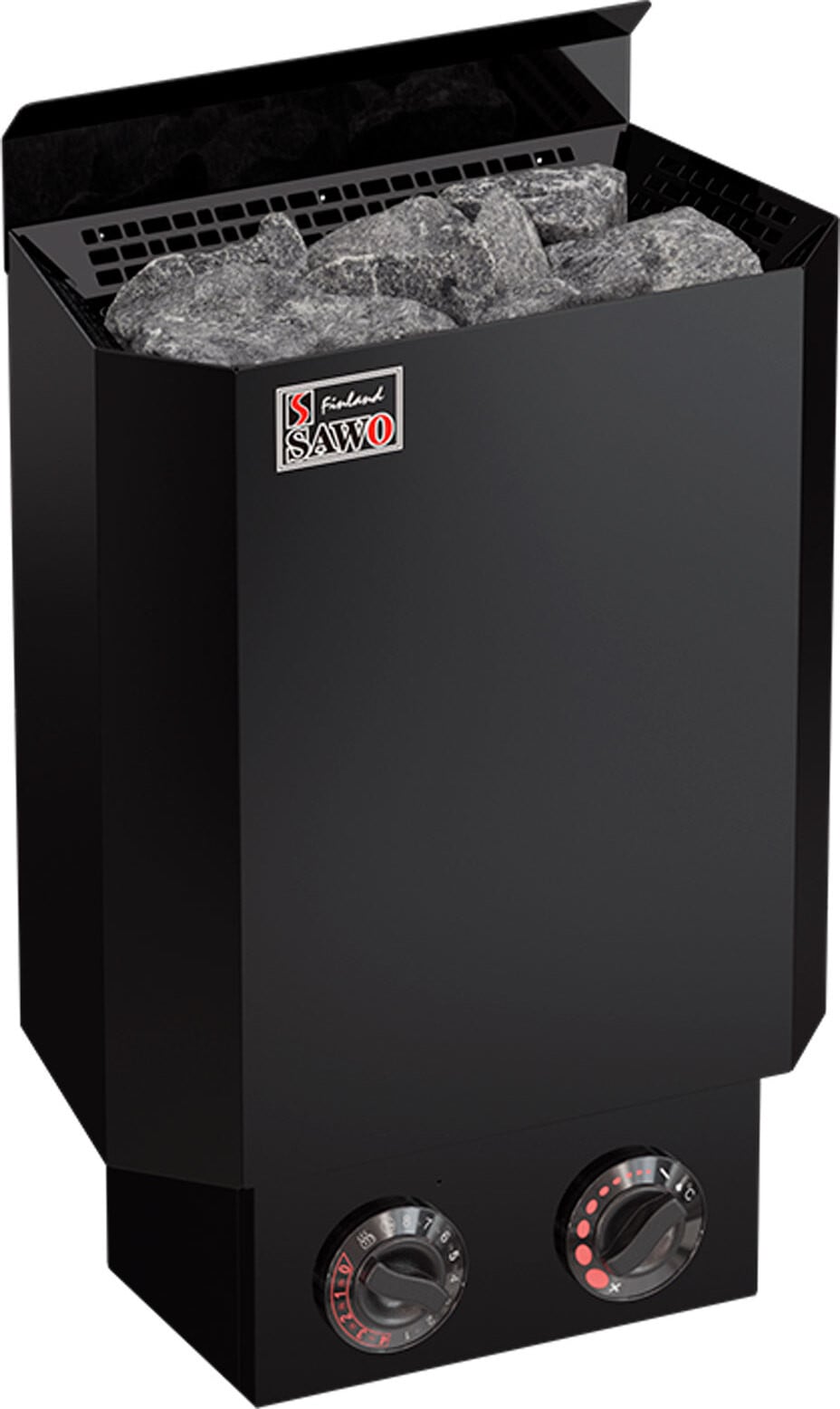 Sawo Nordex Mini Saunaoven, 3,6 kW, zwart, met geïntegreerde bediening, NRM-36NB-BL-Z