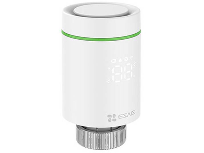 Ezviz T55 Slimme thermostaten – Slimme radiatorknop – Thermostaatkraan – Bluetooth – Bediening via App - Verbruiksoverzicht – Spraakbesturing met Alexa en Google Assistant