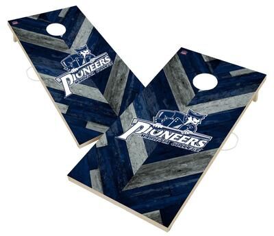 Skip's Garage Marietta College Pioneers Cornhole Board Set