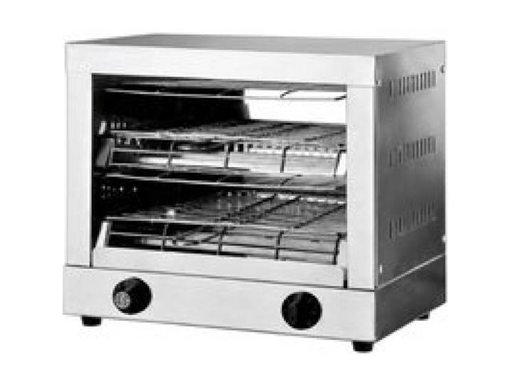 Toaster électrique professionnel - PESAGE MB - 2 niveaux - Inox AISI 201 - 3600 W - Thermostat 50–300 °C