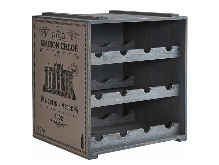 Butlers Weinregal Vinothek, Taupe, Holz, 32x39x36 cm, Weinregale