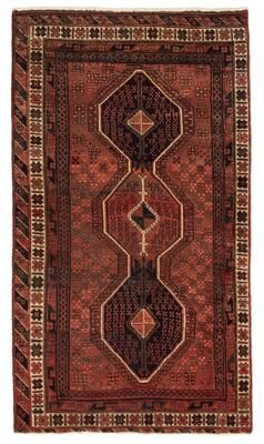 ECARPETGALLERY Hand-knotted Konya Anatolian Dark Red Wool Rug - 3'7 x 6'2