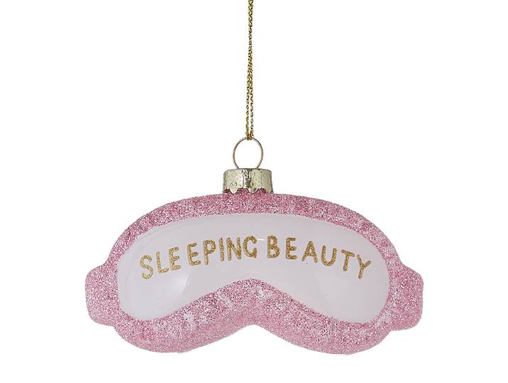 Baumanhänger Sleeping Beauty 2 x 4 x 9cm Pink/Pink