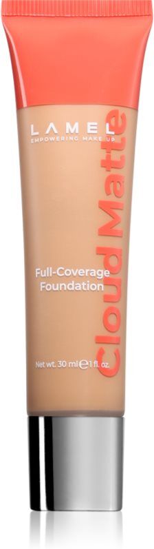LAMEL Cloud Matte Full-Coverage Foundation full coverage foundation for a matt look shade 07W Hazelnut 30 ml