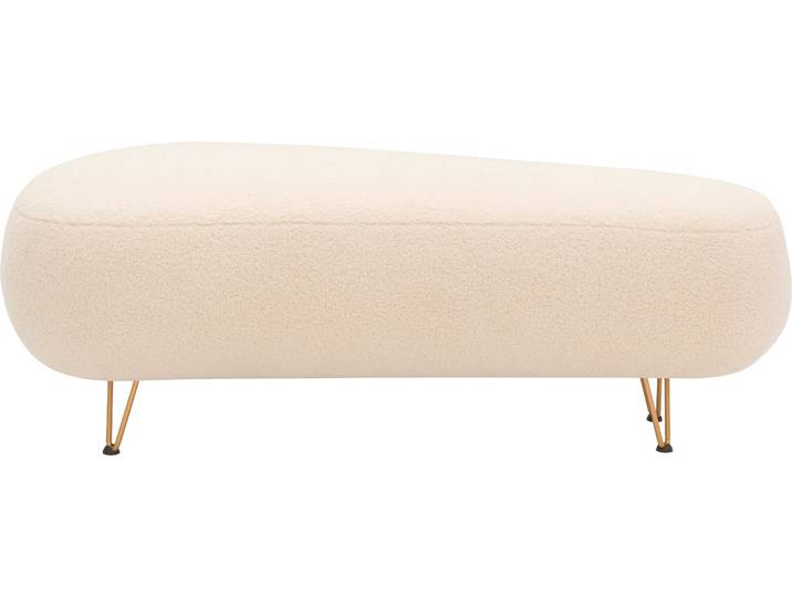 Hocker Looks XVI , beige (creme), B:143cm H:46cm T:80cm, 100% Polyester, LOOKS BY WOLFGANG JOOP, Hocker, Hocker