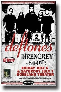 Uplift Essentials "Deftones ""Around The Fur"" Album Poster Alt Metal Music Mural Wall Art Retro Aesthetic Home Decoration style 9 16x24 In"