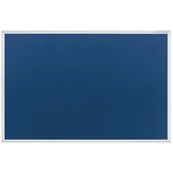 Magnetoplan Pinnwand Moderations- Präsentationswand Textilboard SP -   900x600cm - Blau -Textil - Aluminiumrahmen