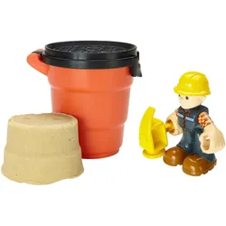 Fisher Price - Spielfigur - Bob der Baumeister mit Sand und Eimer