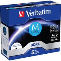 BD-R M-Disc 100 GB, Blu-ray-Rohlinge 4-fach, 5 Stück