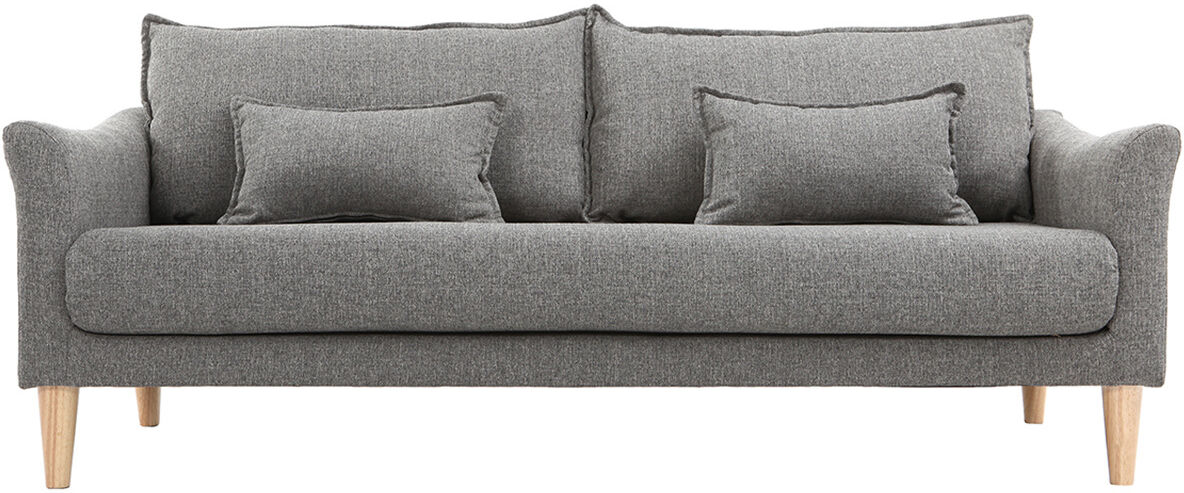 Miliboo Design-Sofa 3 Plätze Grau KATE
