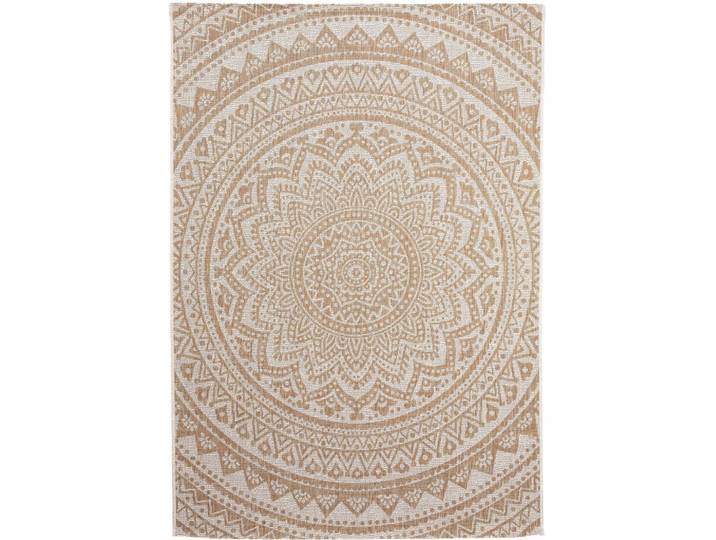 benuta Outdoorteppich Cleo Cream/Beige 300/400 cm, Creme, Textil, Grafikmuster, Rechteckig, 300x400 cm, wasserabweisend, Teppiche & Böden, Teppich, Outdoorteppich
