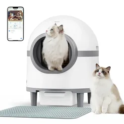 Smartes selbstreinigendes Katzenklo smart wifi App 60l (54 x 54 x 63 cm)
