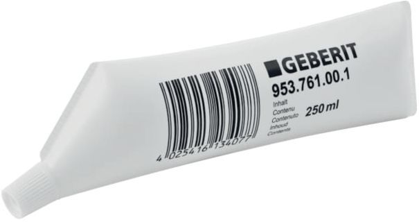 Geberit Gleitmittel 953761001 für Dichtungen von Steckverbindungen, 250 mI