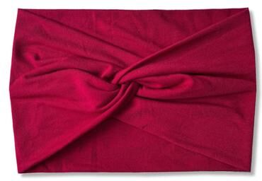 Inspired Deals Wide Yoga Headband For Women Sweat Wicking Elastic Cross Sports Headband For Running Gym And Fitness claret