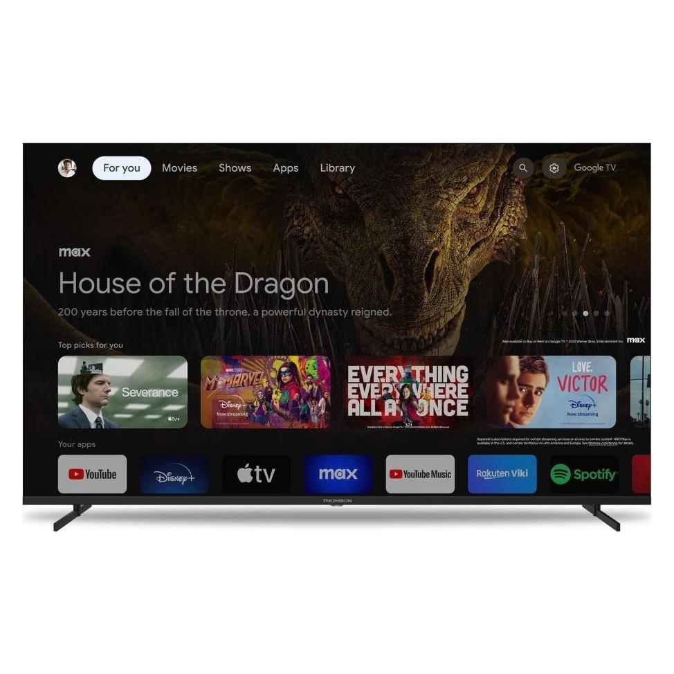 Thomson TV 65 4K SMART UHD T2/C2S2 GOOGLE TV FRAMELESS (65", LED, 4K) (65UG4S14)