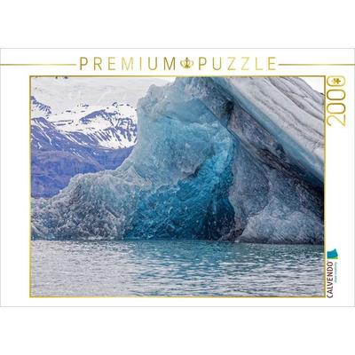 CALVENDO Puzzle Jökulsárlón | 2000 Teile Lege-Größe 90x67cm Foto-Puzzle für glückliche Stunden
