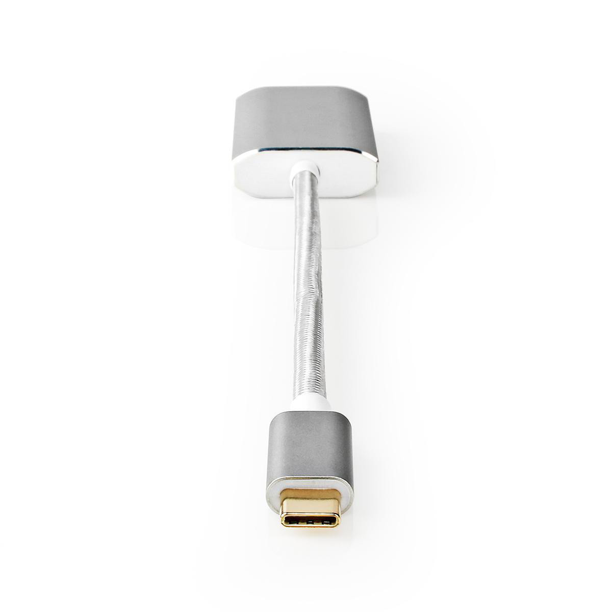Nedis CCTB64580AL02 USB-C naar Mini DisplayPort kabel, 0,2 m