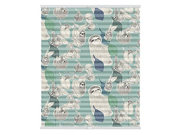 Lichtblick Plissee blickdicht ohne Bohren 80 x 130 cm (B x L) Plissee Klemmfix mit Motiv, ohne Bohren, Verspannt, Lichtdruchlässig, Made in Germany, Montage ohne Bohren