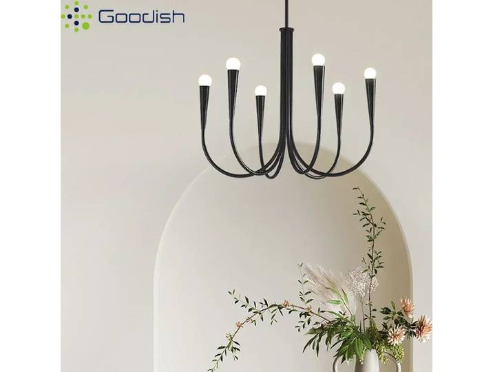 Lampes suspendues LED en métal doré, style nordique minimaliste moderne, art créatif, pour salon, décoration de la maison, lustres
