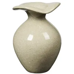 Broste Copenhagen Florentina Bodenvase beige XS 14cm