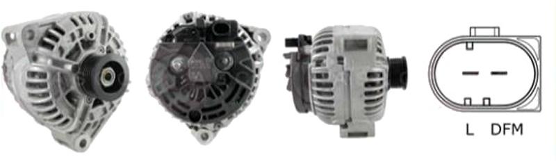 CASCO CAL10130GS Lichtmaschine Generator LiMa 150A 12V passend für MERCEDES-BENZ E-Klasse Limousine (W211) E-Klasse T-modell (S211) E-Klasse Limousine