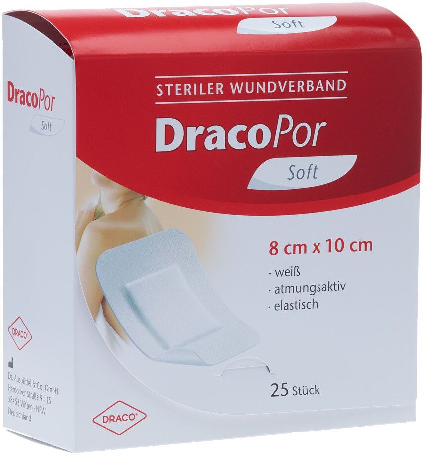 Dracopor Wundverband 10x8cm steril 25stk