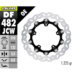 Galfer Bremsscheibe DF482 - Typ JCW - schwimmend