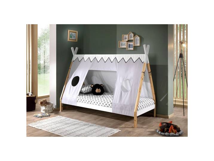 HAUSBETT Tipi Weiß lackiert 90x200cm
