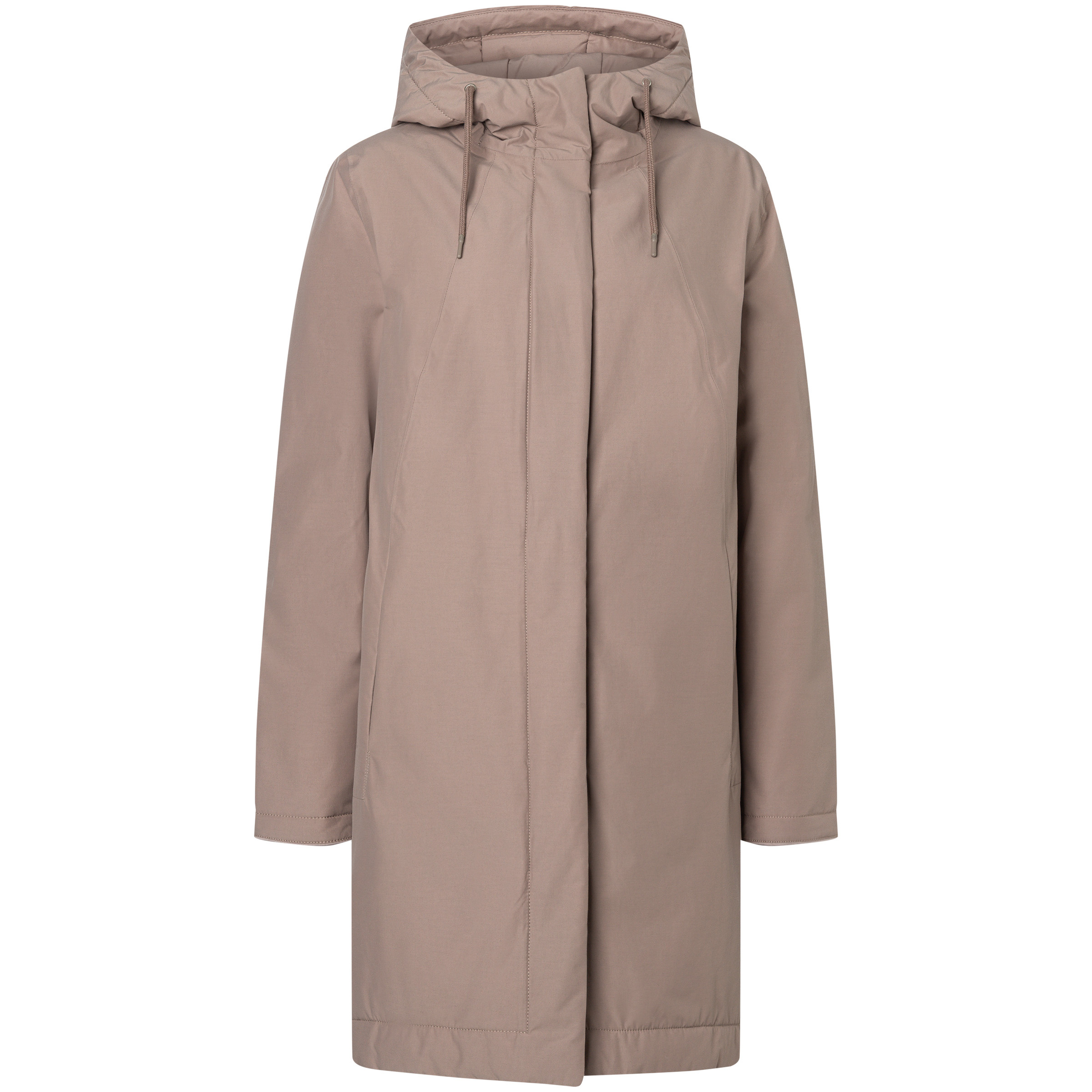 LangerChen Wattierter Parka Damen Winterjacke beige Größe S Lifestyle Winddicht Wasserabweisend