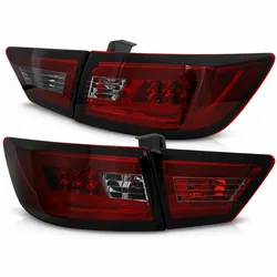LED-Rückleuchten passend für Renault Clio IV 2013–2016 Schrägheck | Rot/Smoke