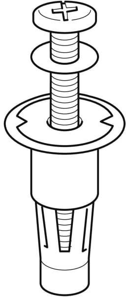 Cheville pour cavité Geberit pour lavabo 597109000
