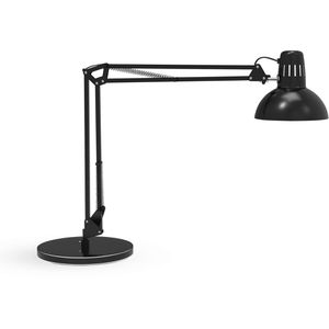 Maul Maul Schreibtischlampe  study, mit E27-Fassung, mit Standfuß, schwarz