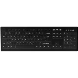 Cherry Hygiene Desktop Keyboard Sealed (US, Kabelgebunden), Tastatur, Schwarz