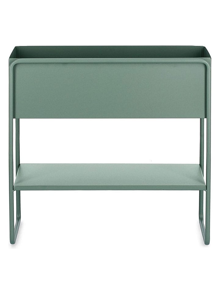 Bizzotto Pflanztisch "Madelyn" in Grün - (B)45 x (H)44 x (T)18 cm - onesize