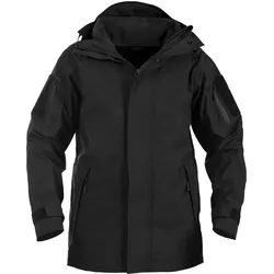 Mil-Tec Nässeschutz Gen. II, Textiljacke - Schwarz - S