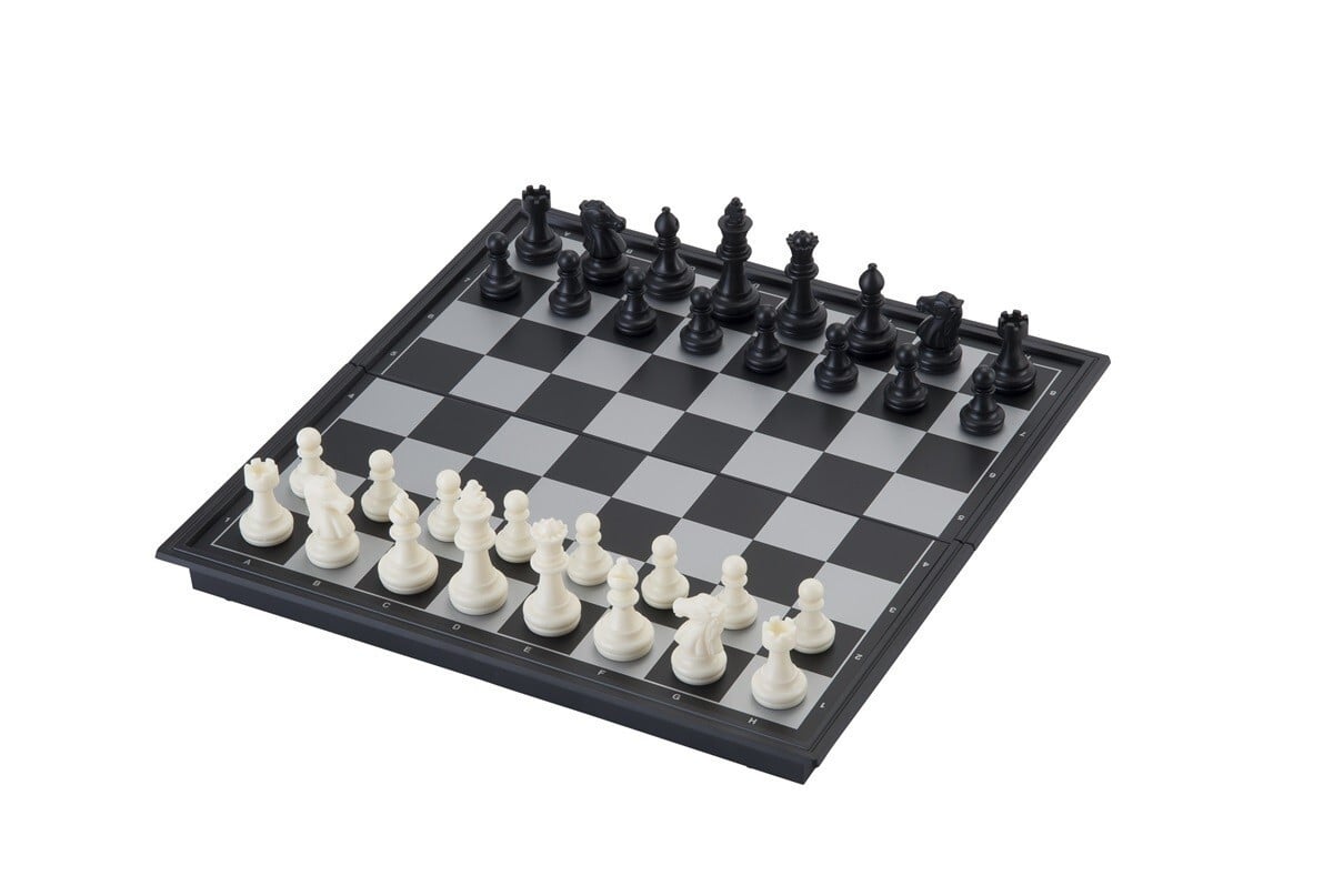 Longfield Games Magnetisch Reisschaakspel, 24 x 24 cm