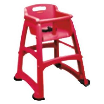Rubbermaid Kinderstuhl Babystuhl Sturdy Chair Rot Hochstuhl mit Sicherheitsgurt (Hochstuhl) (R050837)