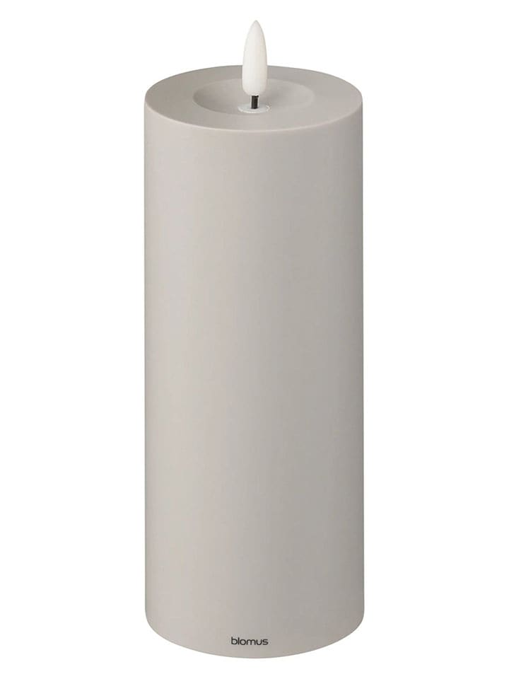 Blomus LED-Kerze ''Noca'' in Grau - (H)27 cm - onesize