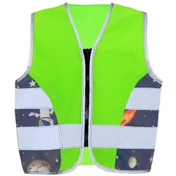 Korntex, Warnweste, Kinder Warnweste Aerospace Neongrün/UFO CO2 Neutral XXS EN 17353  ACTAERUFO (XXS)