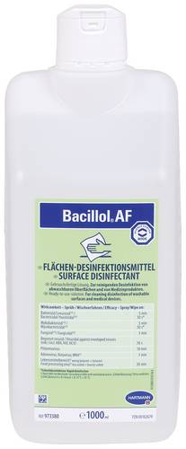 Bacillol AF Nachfüllflasche 1000ml 1012200 Desinfektionsmittel 1000ml