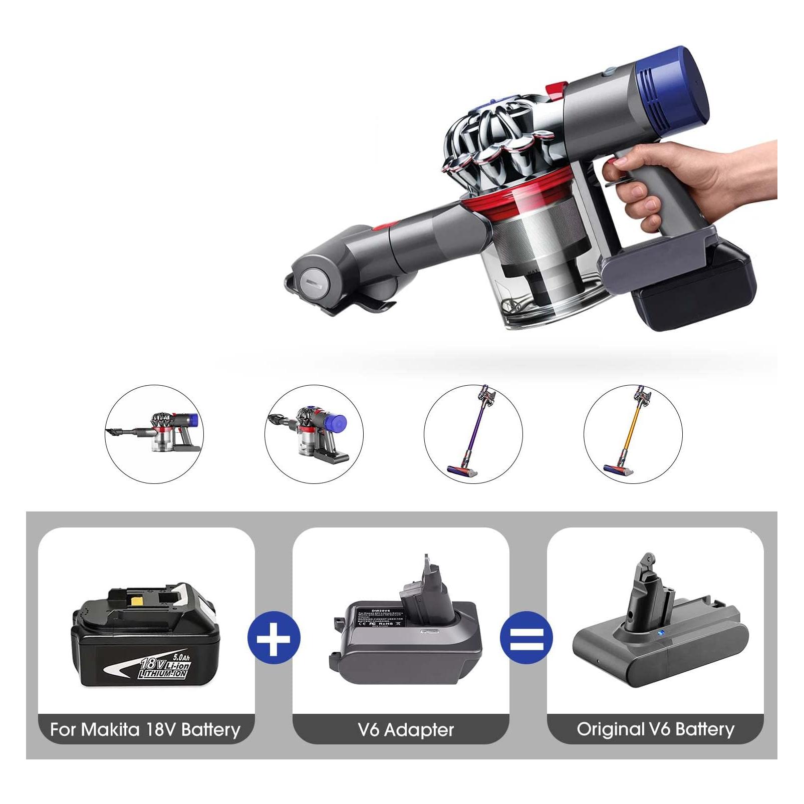 Japcell Makita 18V Akku-Adapter für Dyson V6 (JAPCELL)