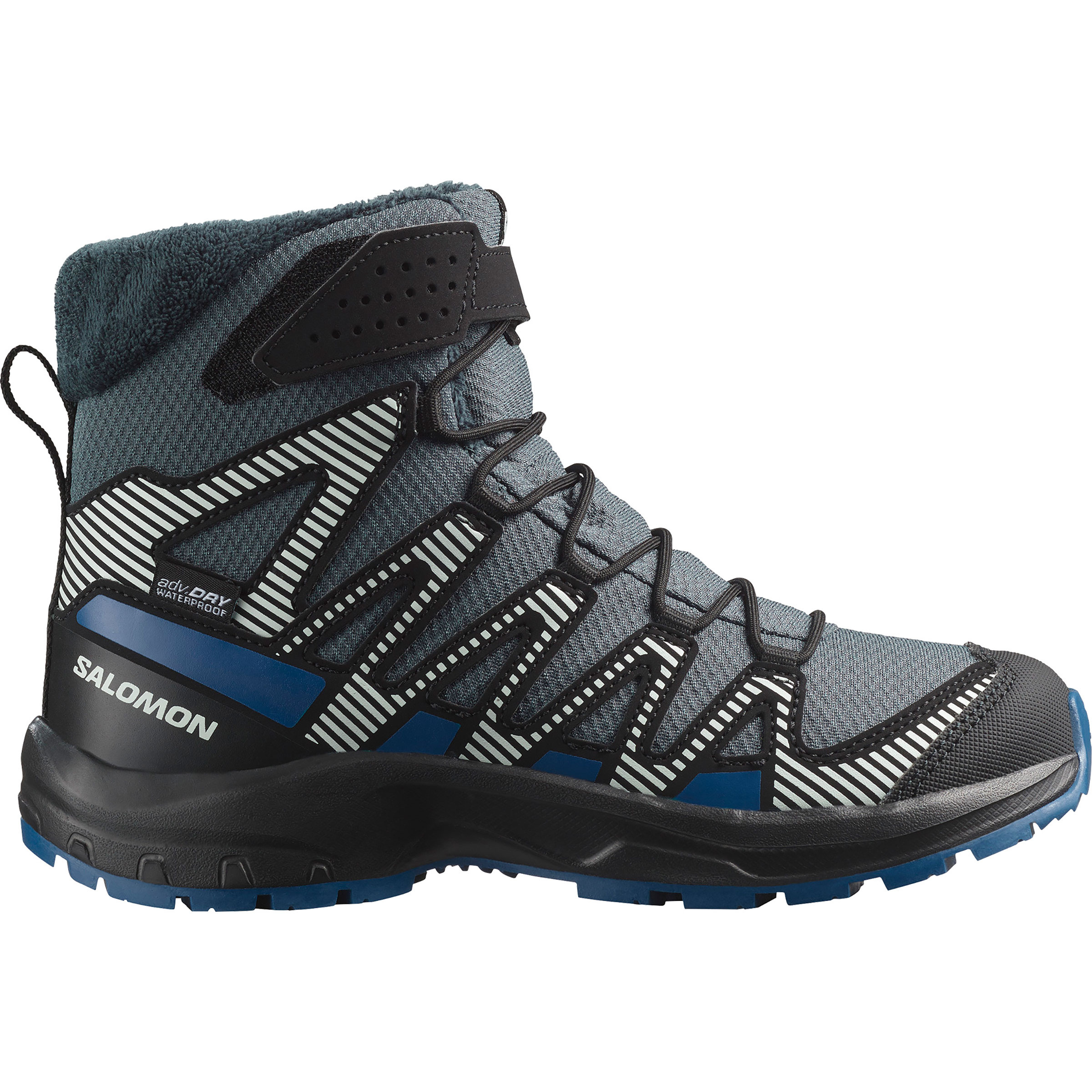 Salomon XA Pro V8 Winter WP Kinder Winterschuhe & Winterstiefel grau Größe 36 Trekking Wasserdicht