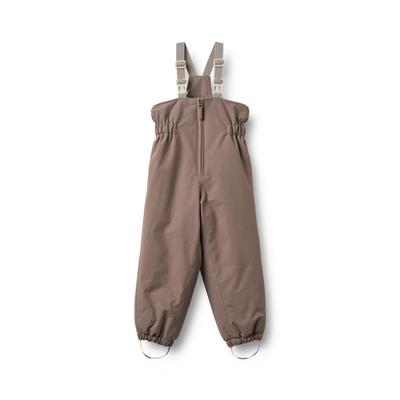 Latzhose WHEAT "WHEAT Ski Pants Sal", Mädchen, Gr. 116, Normalgrößen, plum truffle, 100% Polyester (Recycelt), normal, Hosen