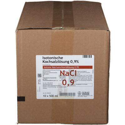 Isotonische Kochsalzlösung 0,9% Plastik Inf.-Lsg. 10x500 ml Infusionslösung