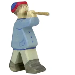 HOLZTIGER Hirte mit Flöte 2