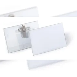 DURABLE Namensschild 54x90mm mit Kombiklemme Pckg. à 50